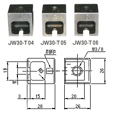 引張試験治具,TYカップリング,JW30-T04,JW30-T05,JW30-T06